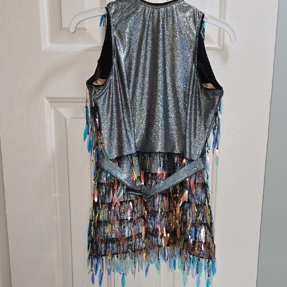 Kids Multicolor Sequin Vest - Picture 10 of 16